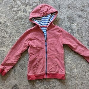 Mini Boden red hoodie boys